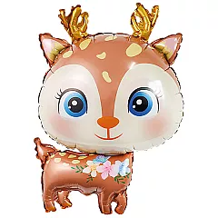 Шар Фигура Олененок Коричневый