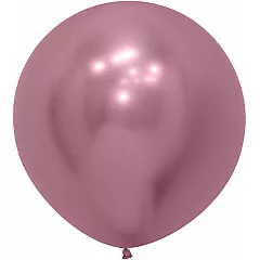 Шар (24'') Reflex, Зеркальный блеск, Розовый (909), хром
